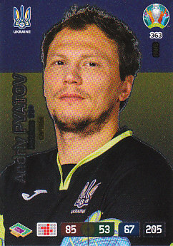 Andriy Pyatov Ukraine Panini UEFA EURO 2020 FANS - Captain #363